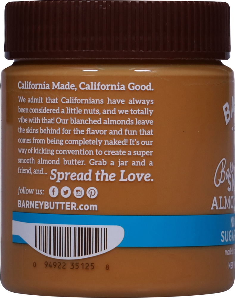 Barney Butter Bare Smooth Almond Butter