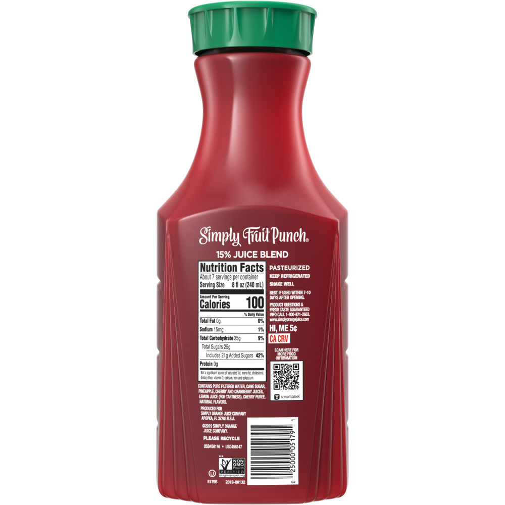Simply Fruit Punch Fruit Punch Juice