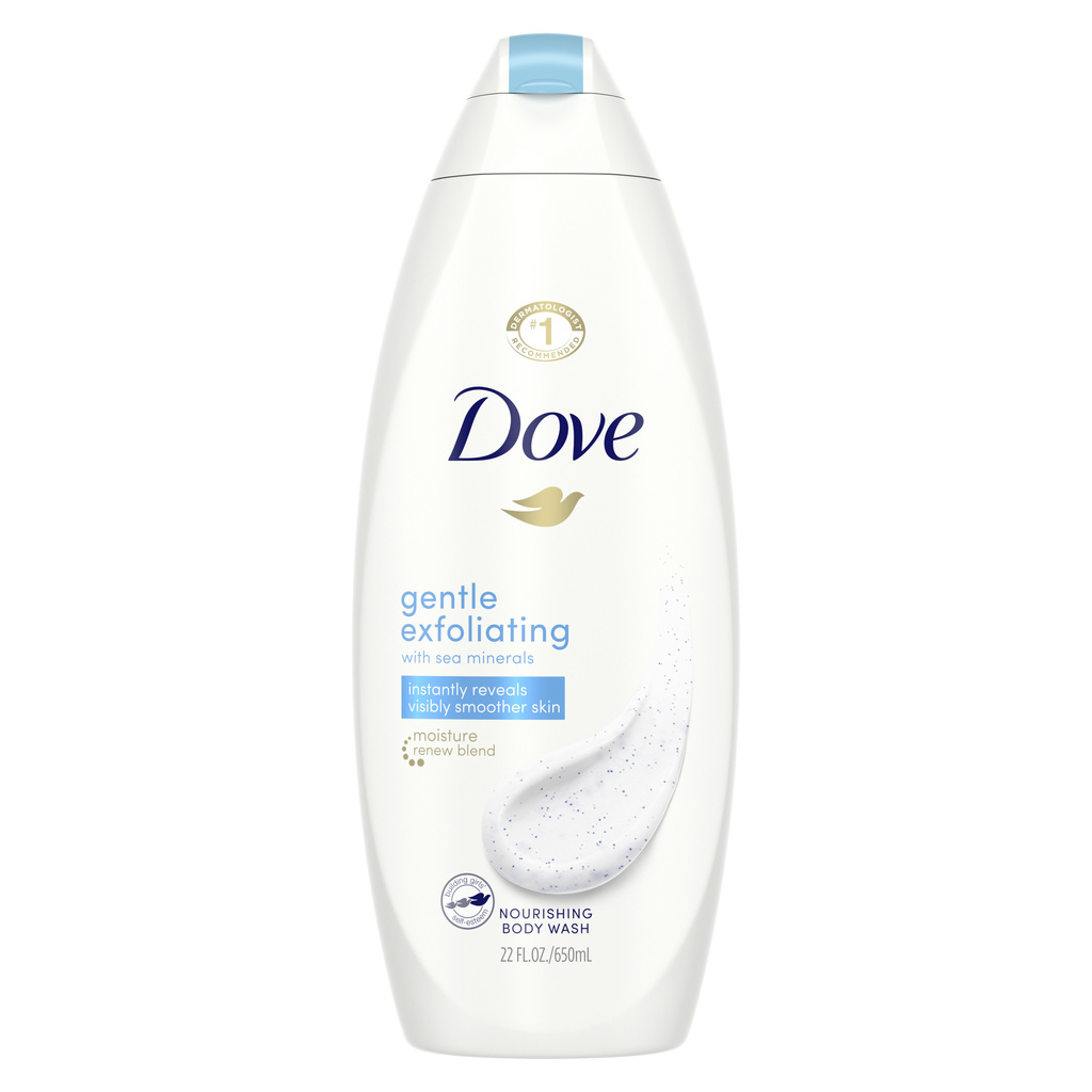【訳あり】 Dove Body Wash, Gentle Exfoliate, Sea Minerals 制汗・デオドラント