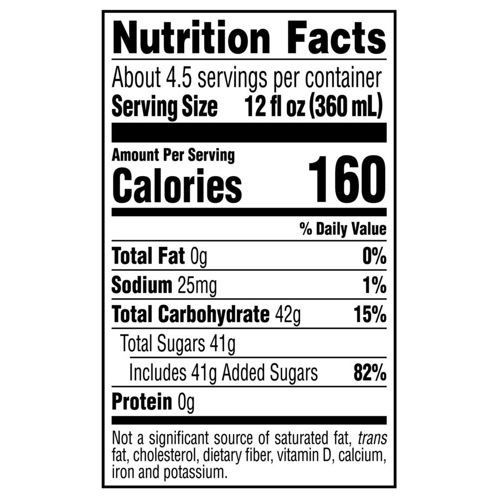 Gold Peak Tea, LemonadeNutritionFacts