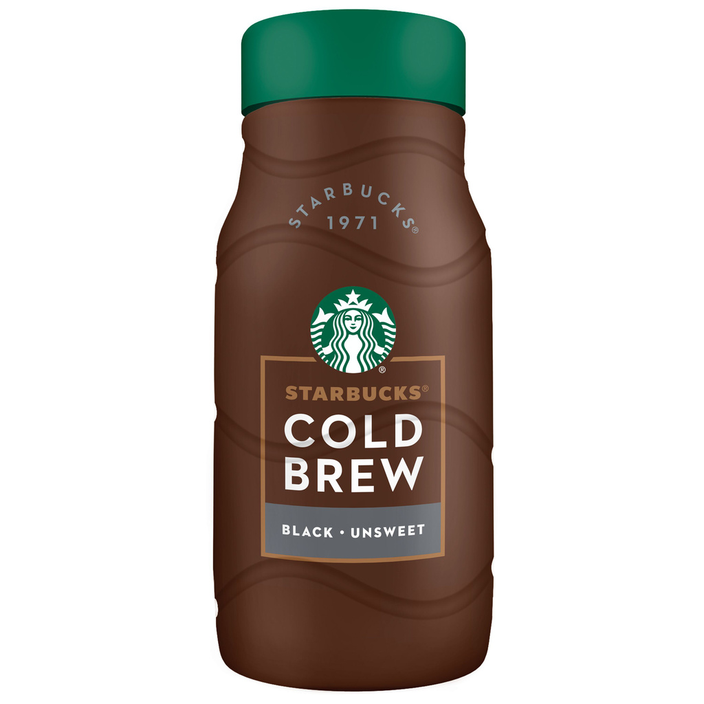 Starbucks Coffee Beverage, Premium, Black, Unsweet, Cold Brew