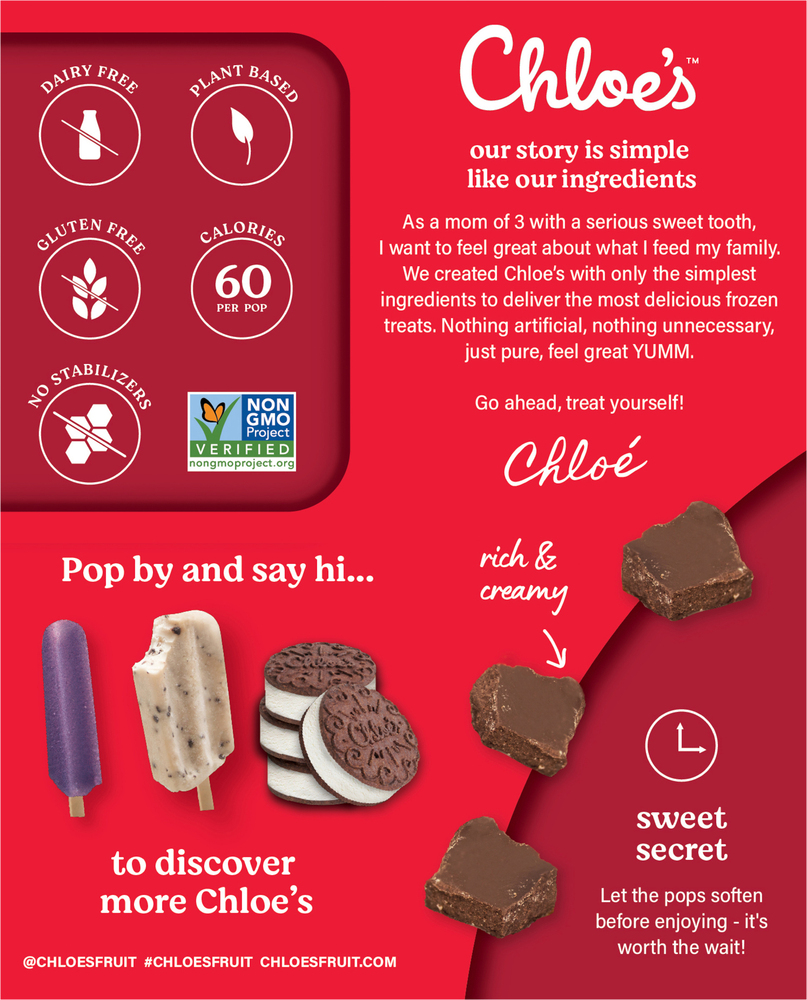 Chloe s Fruit Pops Dark Chocolate