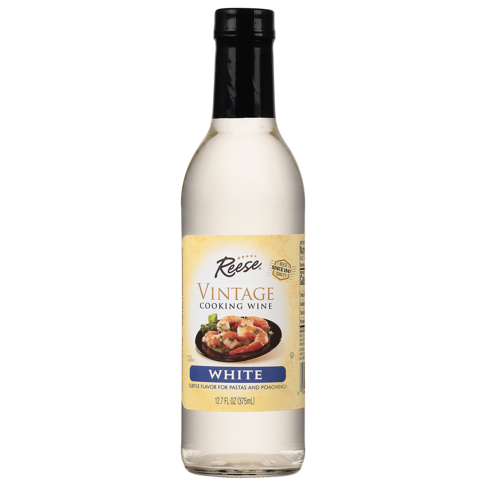 Reese Cooking Wine, Vintage, WhiteFrontRightElevated