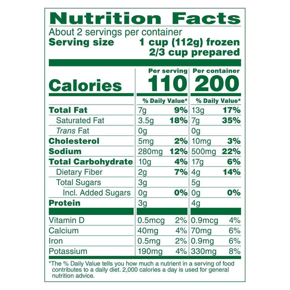 Green Giant Simply Steam Riced Cauliflower Lightly Sauced Nutrition Facts green-giant-simply-steam-riced-cauliflower-lightly-sauced-nutrition-facts