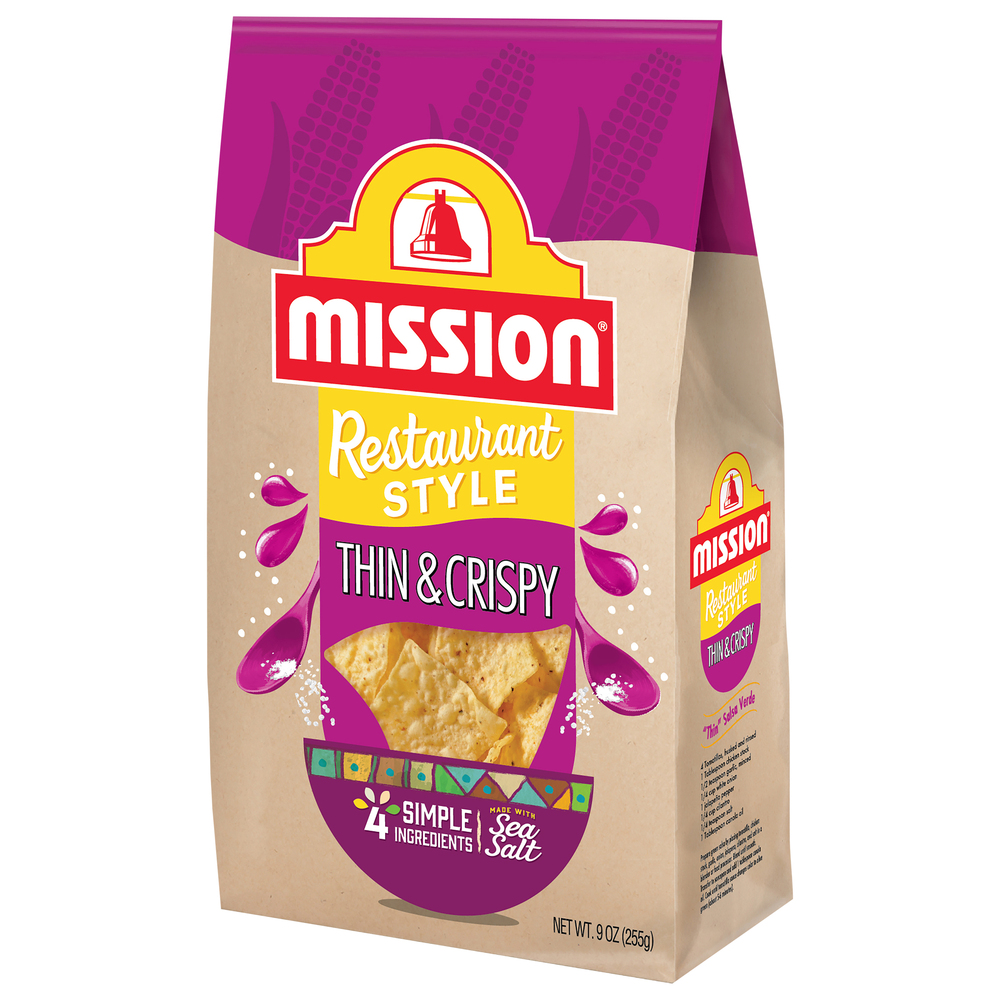mission thin and crispy tortilla chips