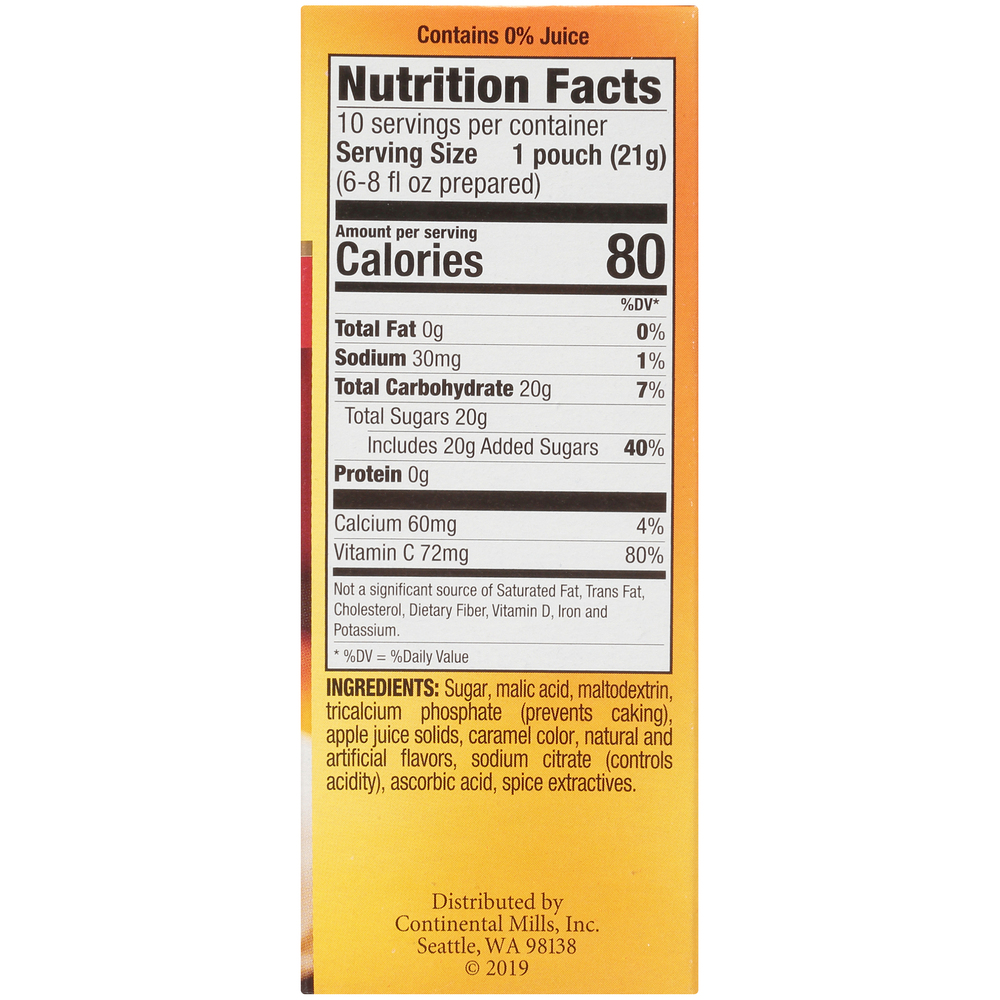 Alpine Original Spiced Apple Cider Instant Drink MixPlanogramRight