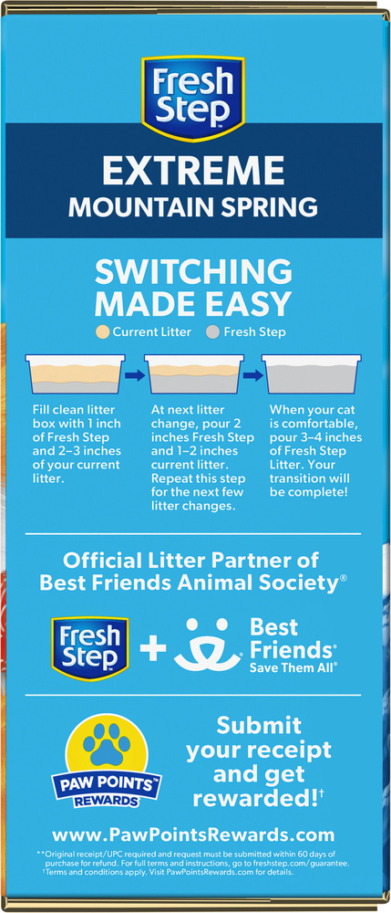 Fresh Step Clumping Cat Litter Mountain Spring Scent Extreme