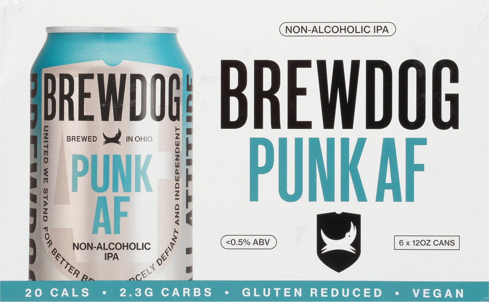 BrewDog Beer, Non-Alcoholic IPA, Punk AF
