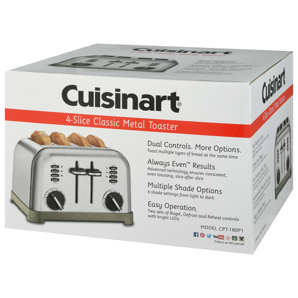 Cuisinart Toaster 4 Slice Classic Metal
