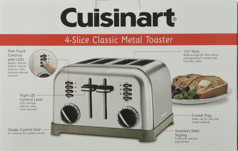 Metal Toaster Cuisinart Red Toaster Slice Metal Classic Toaster