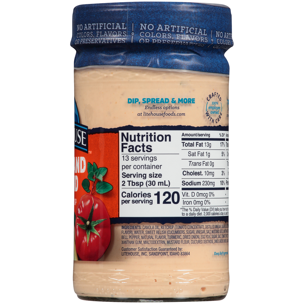 Litehouse Thousand Island Dressing & DipPlanogramRight