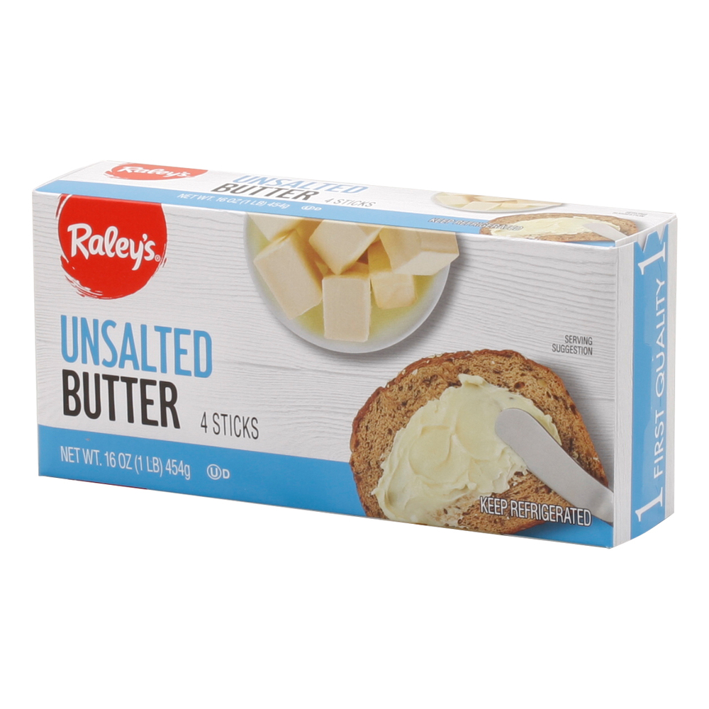 Sunnyside Farms Butter, Sweet Cream, UnsaltedFrontRightElevated