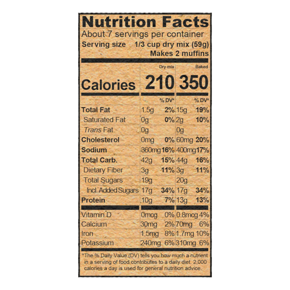 Kodiak Muffin Mix Protein Packed Blueberry Lemon Nutrition Facts kodiak-muffin-mix-protein-packed-blueberry-lemon-nutrition-facts