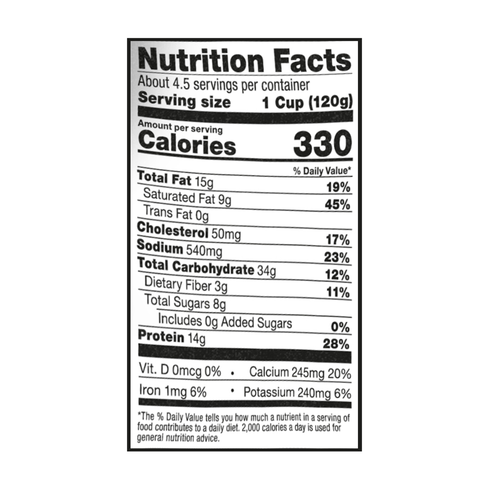 Rana Ravioli, Mozzarella Cheese, Family SizeNutritionFacts