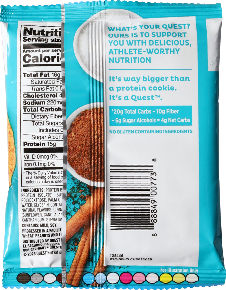 Quest Soft & Chewy Snickerdoodle Protein Cookie