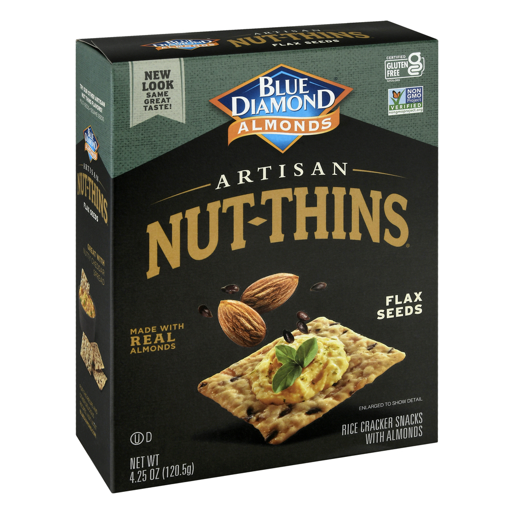 NutThins Rice Cracker, Flax SeedsMain