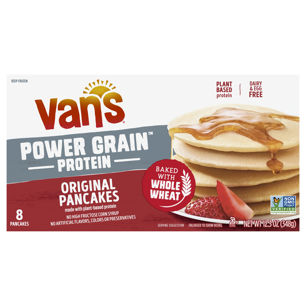 Van's Pancakes, Original, Power Grain Protein