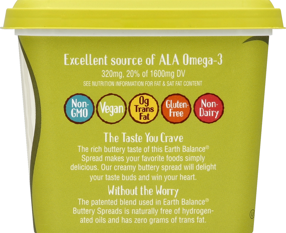 Earth Balance Buttery Spread, with Olive OilPlanogramLeft