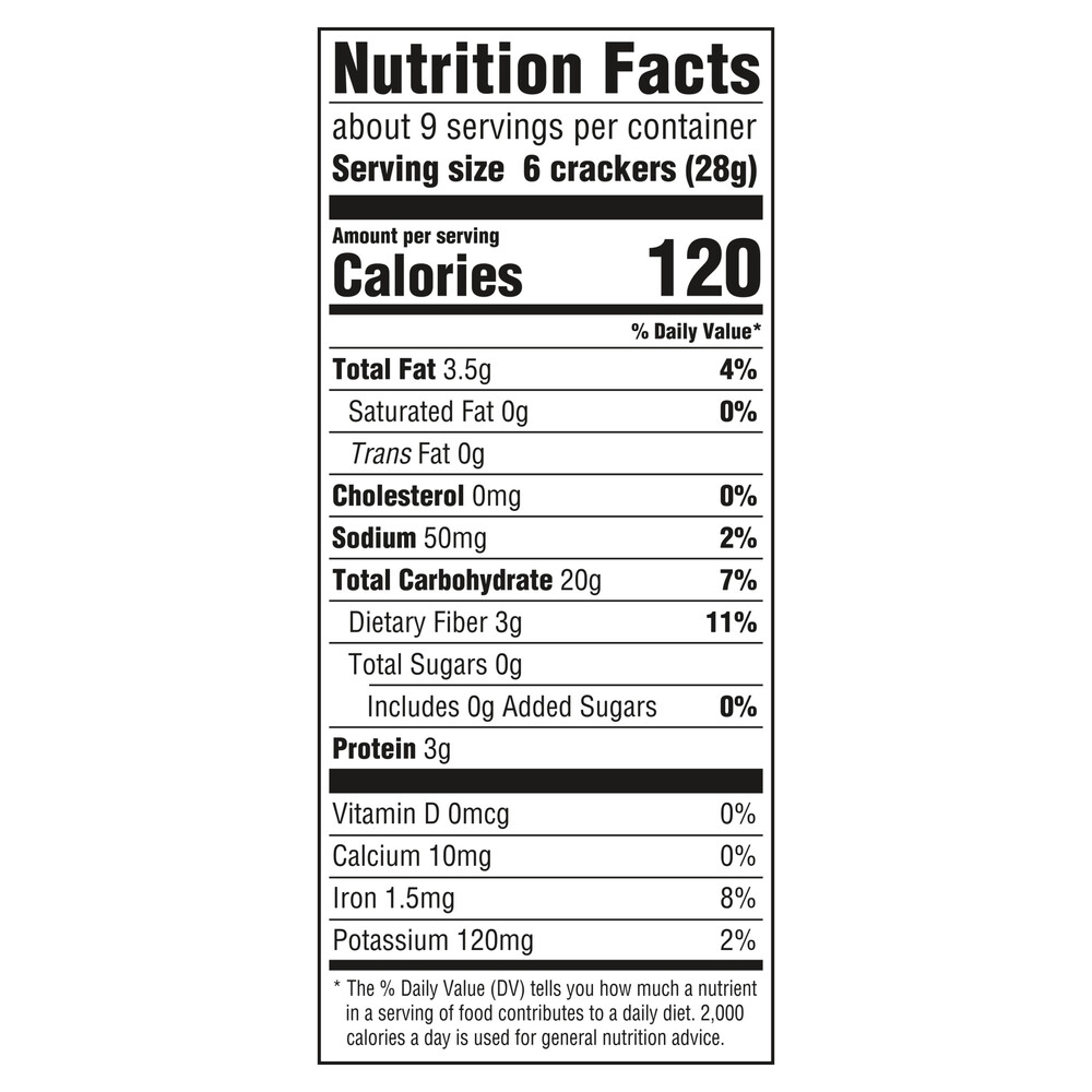 TRISCUIT Triscuit Hint Of Sea Salt Whole Grain Wheat Crackers Vegan Crackers 8 5 Oz Nutrition TRISCUIT Triscuit Hint Of Sea Salt Whole Grain Wheat Crackers Vegan Crackers 8 5 Oz Nutrition
