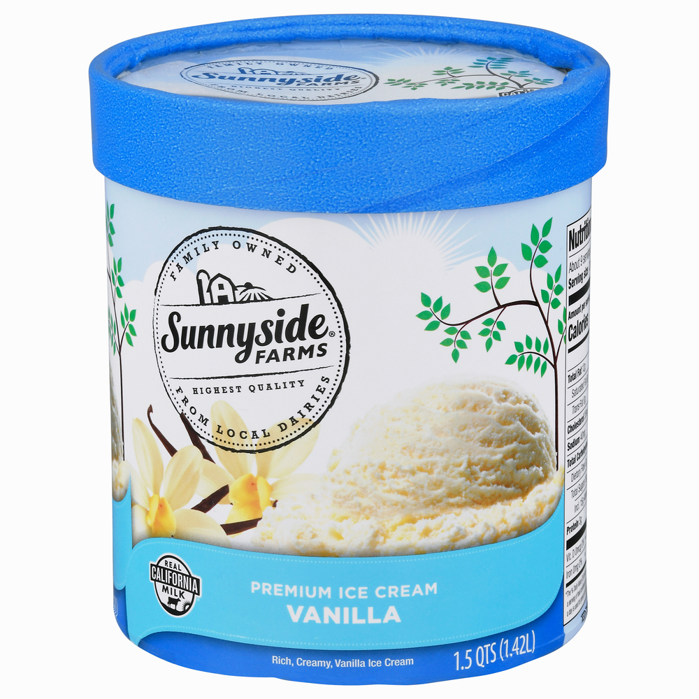 Sunnyside Farms Ice Cream, Premium,