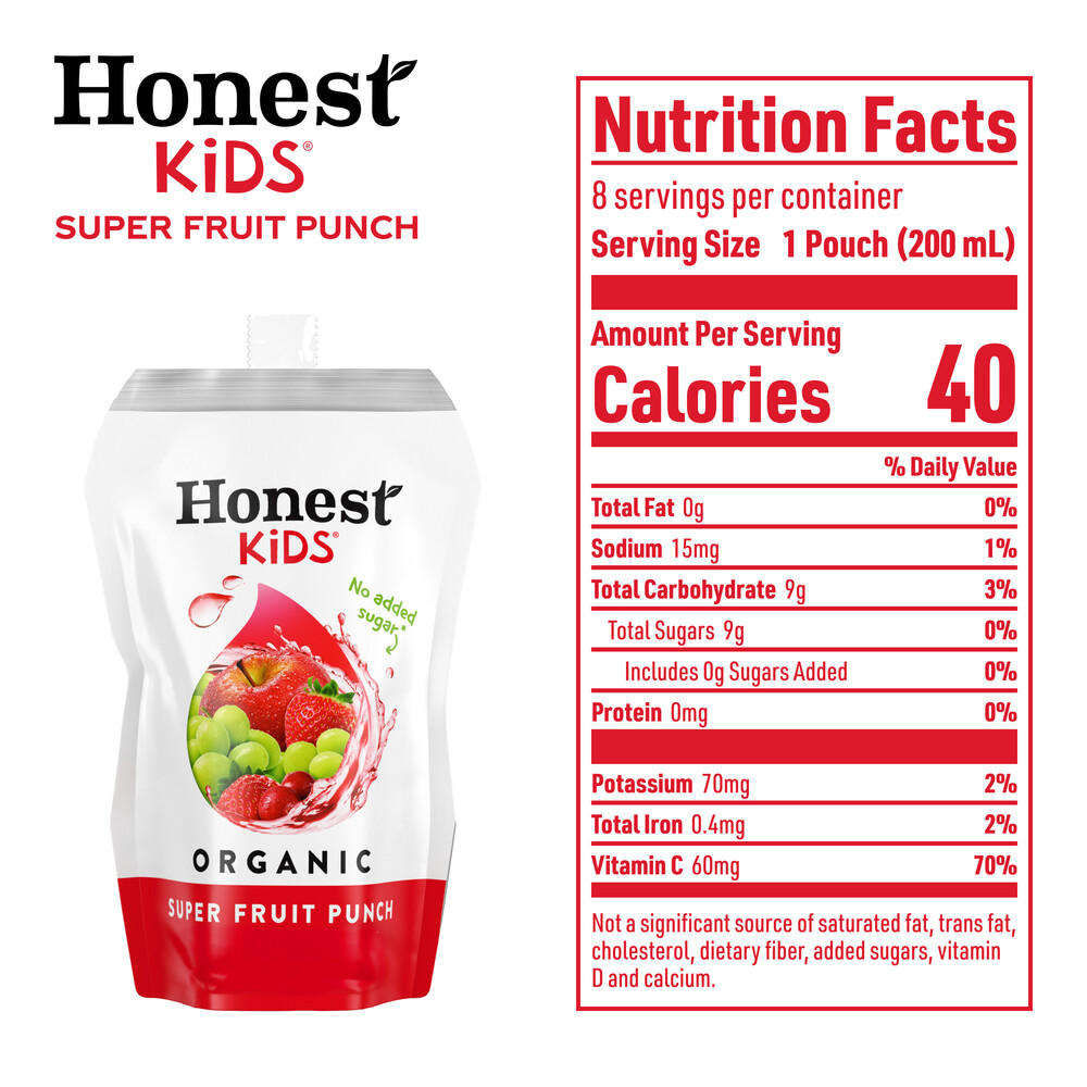 Honest Kids Kids Super Fruit Punch Organic Fruit Juice