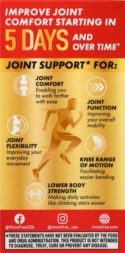 Move Free Joint Health Advanced Plus MSM Coated Tablets