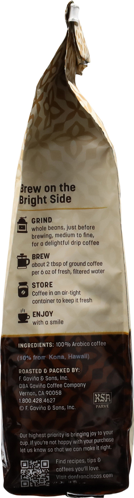 Don Francisco's Family Reserve Ground Medium Roast Kona Blend Coffee
