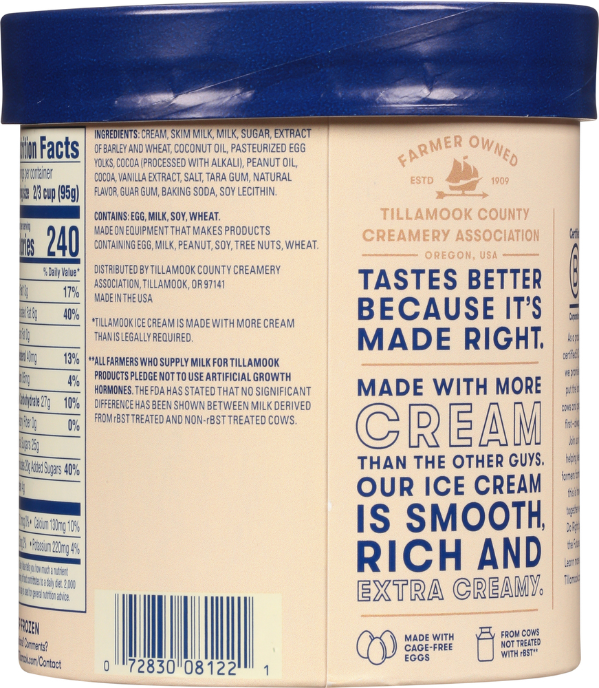 Tillamook Ice Cream Fat Content at Jill Marsh blog
