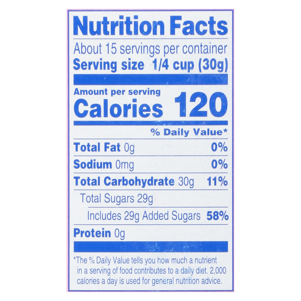 C&H Premium Cane Powdered SugarNutritionFacts