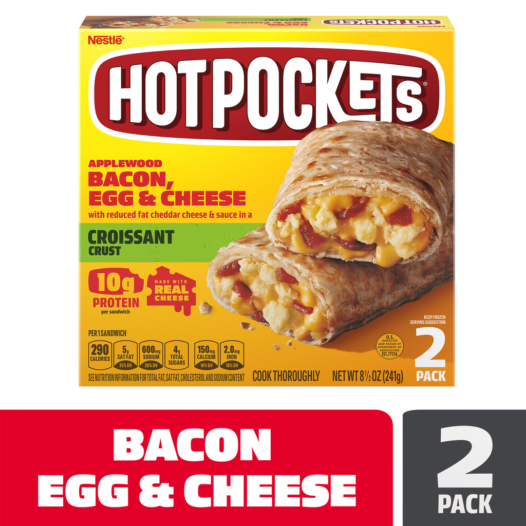 Hot Pockets Applewood Bacon, Egg & Cheese Frozen SandwichesHero