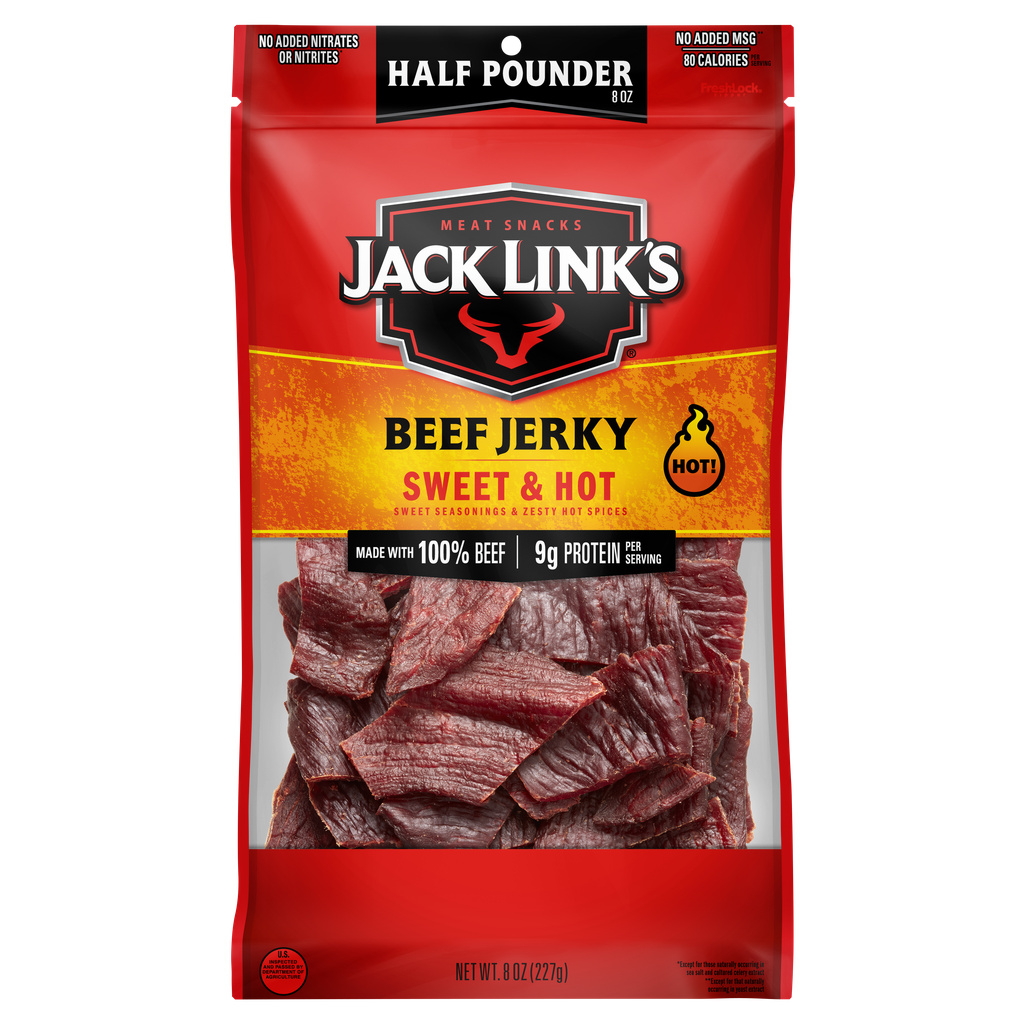 ELITE RIZER 使用時間極小　元箱にて発送 Jack Link's Beef Jerky, Sweet & Hot, Half Pounder
