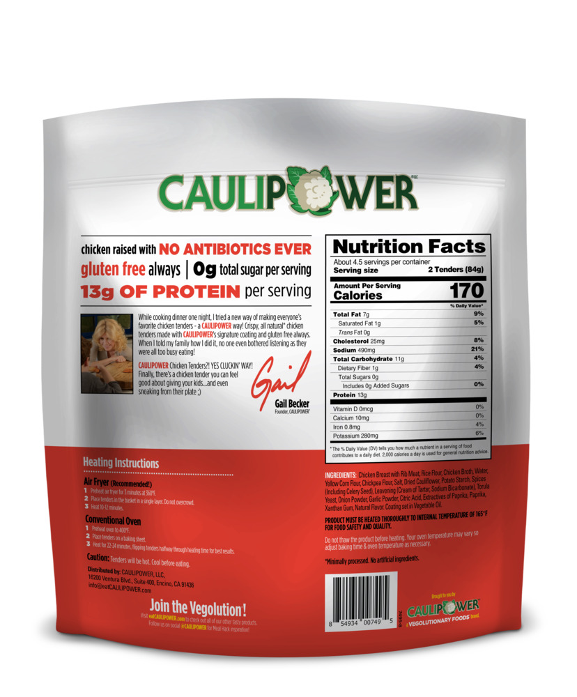 Caulipower New Chick on the Block Chicken Tenders, Spicy(Ish)