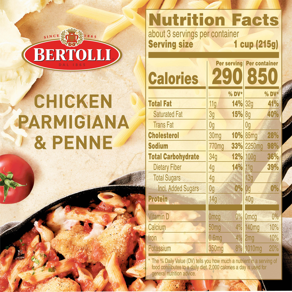 bertolli-chicken-parmigiana-penne-nutrition-facts