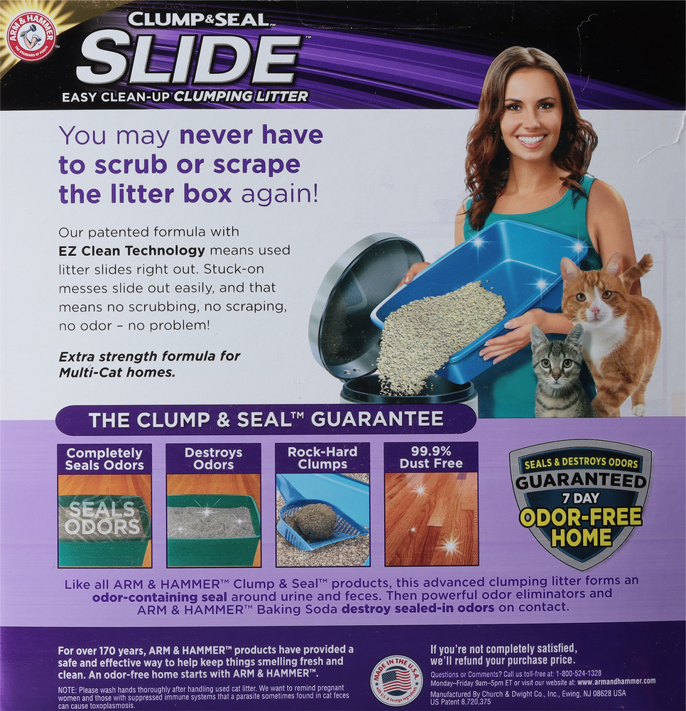 Arm Hammer Clump Seal Slide Clumping Litter Multi Cat