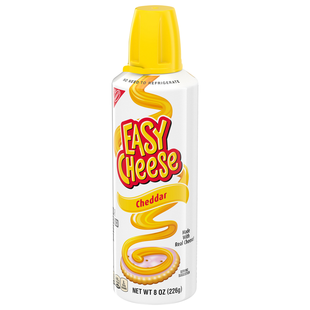 Easy Cheese Cheese Snack, Pasteurized, Cheddar