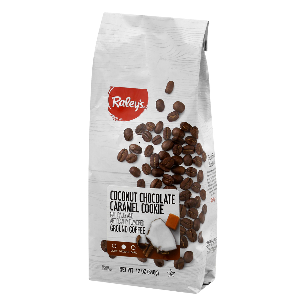 Raley's Coconut Chocolate Caramel Cookie Medium Roast Ground Coffee