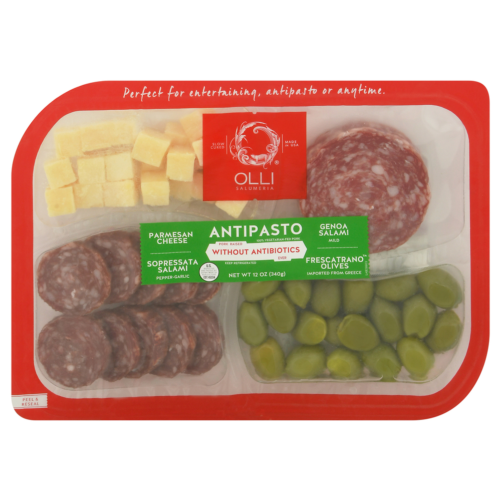 Olli Salumeria Antipasto, Parmesan Cheese, Genoa Salami, Sopressata ...