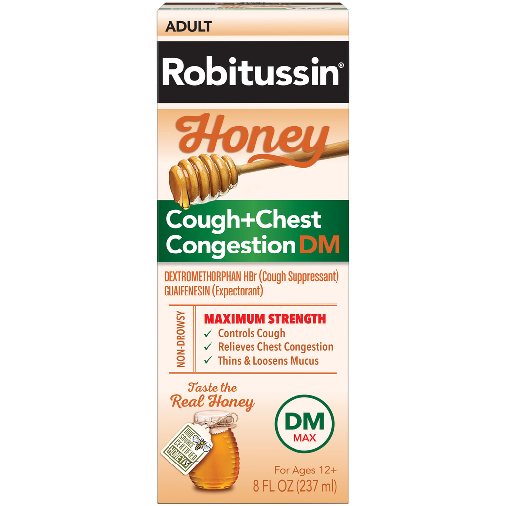 Can dogs take robitussin dm sale