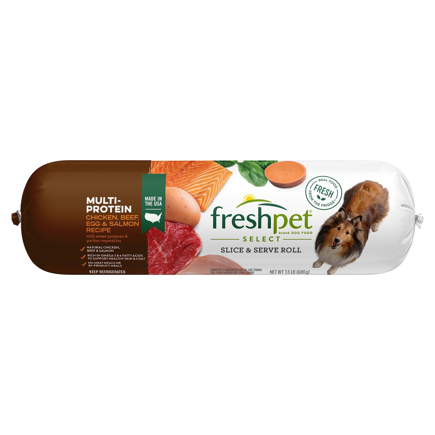 Freshpet slice and serve clearance roll