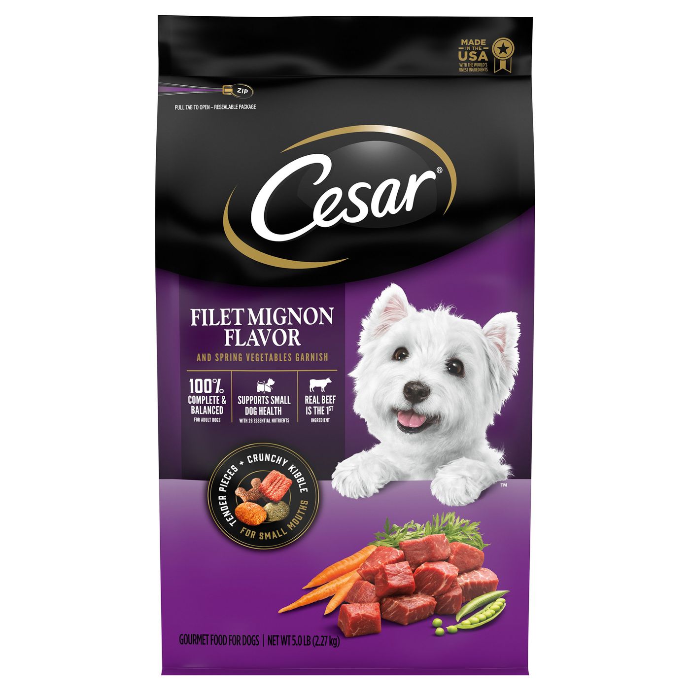 Cesar dog food ingredients top