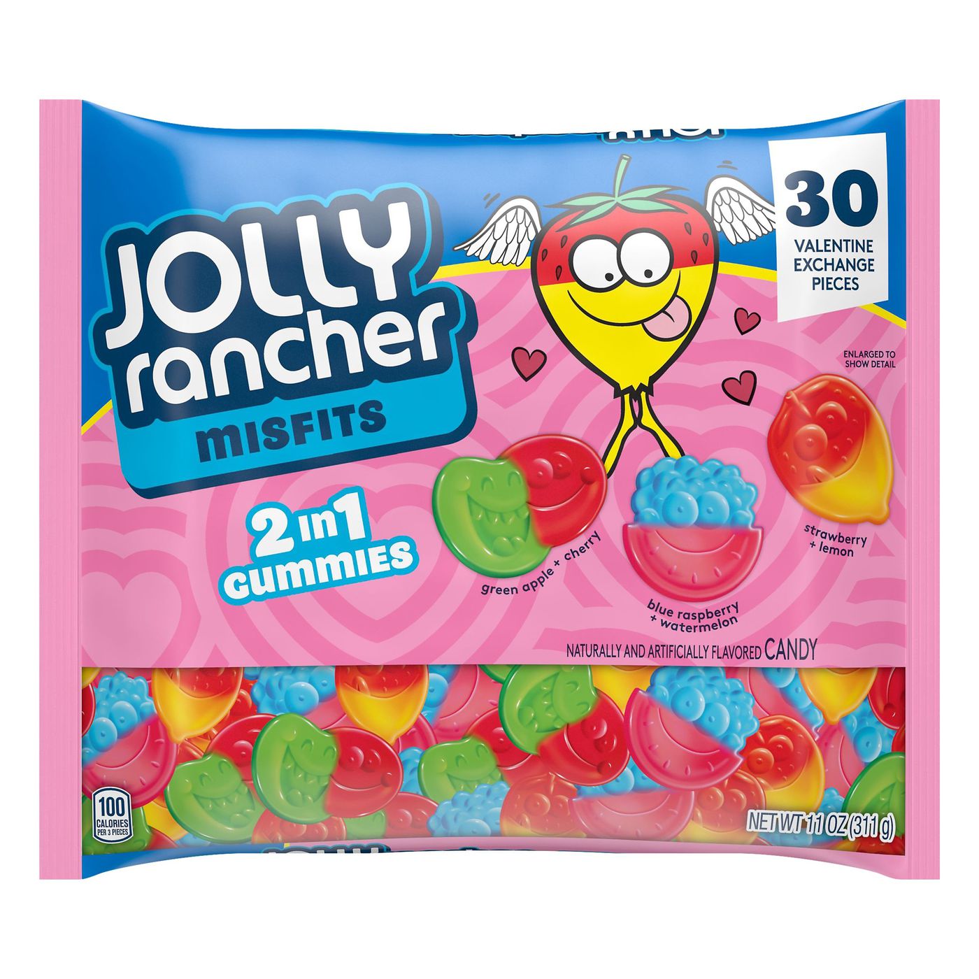 Jolly Rancher Misfits Gummies, 2-in-1