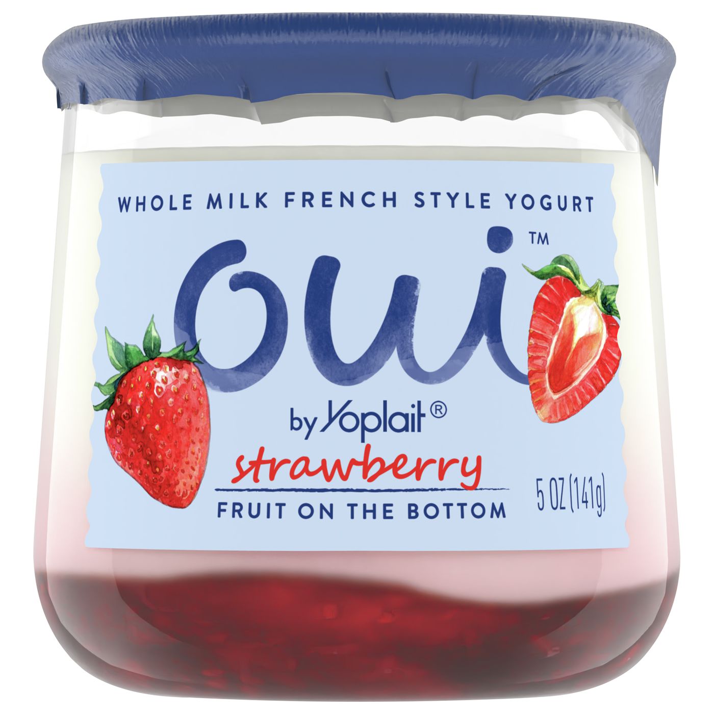Oui Whole Milk French Style Fruit on the Bottom Strawberry Yogurt-Main