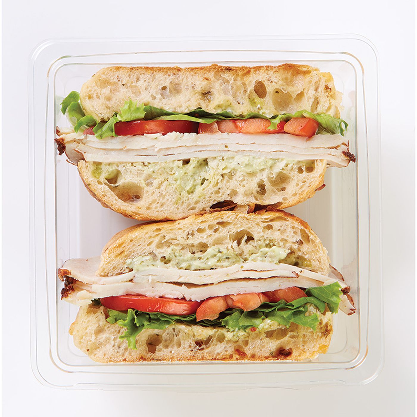 Raley's ReadyToGo Gourmet Turkey Pesto SandwichMain