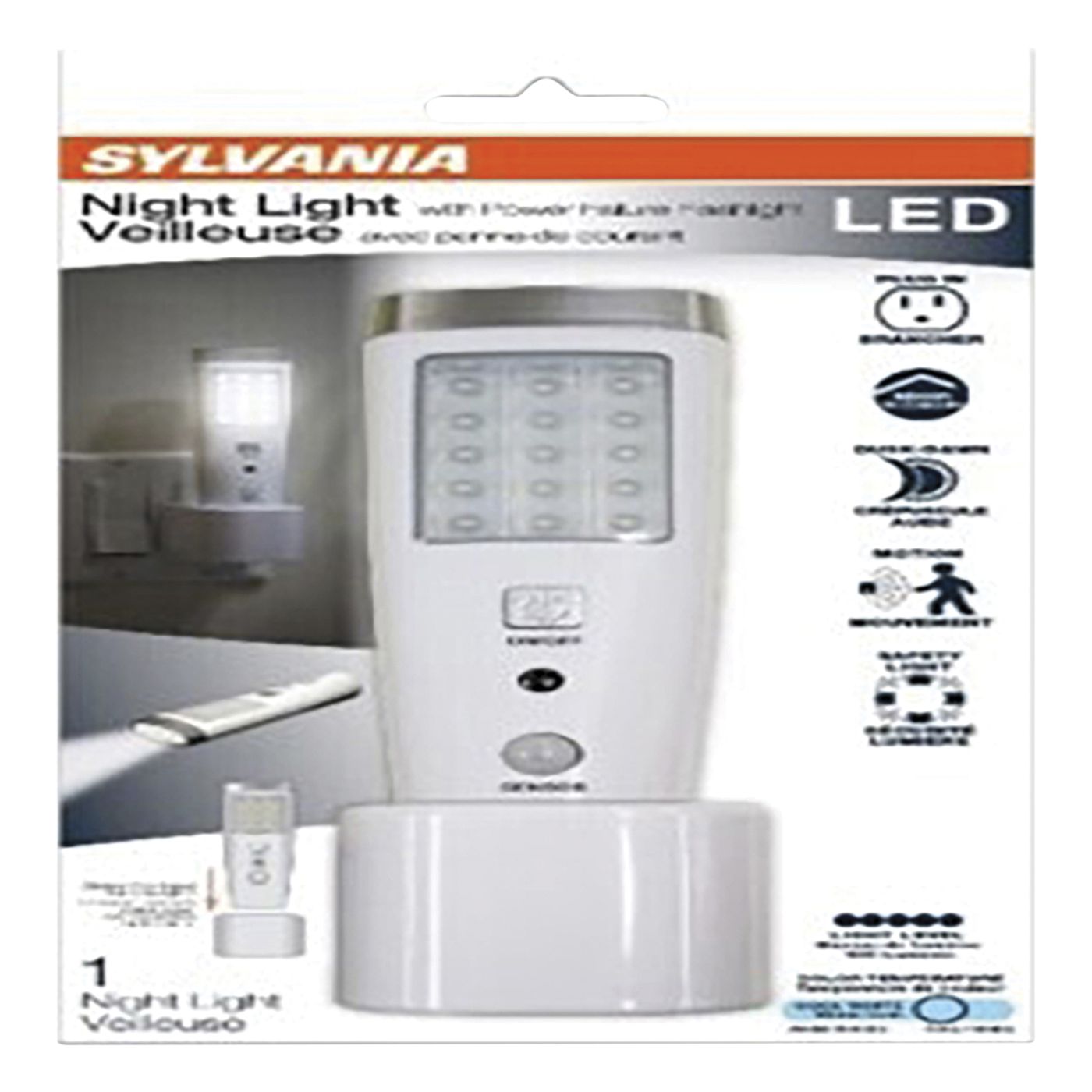 Sylvania night light flashlight outlet