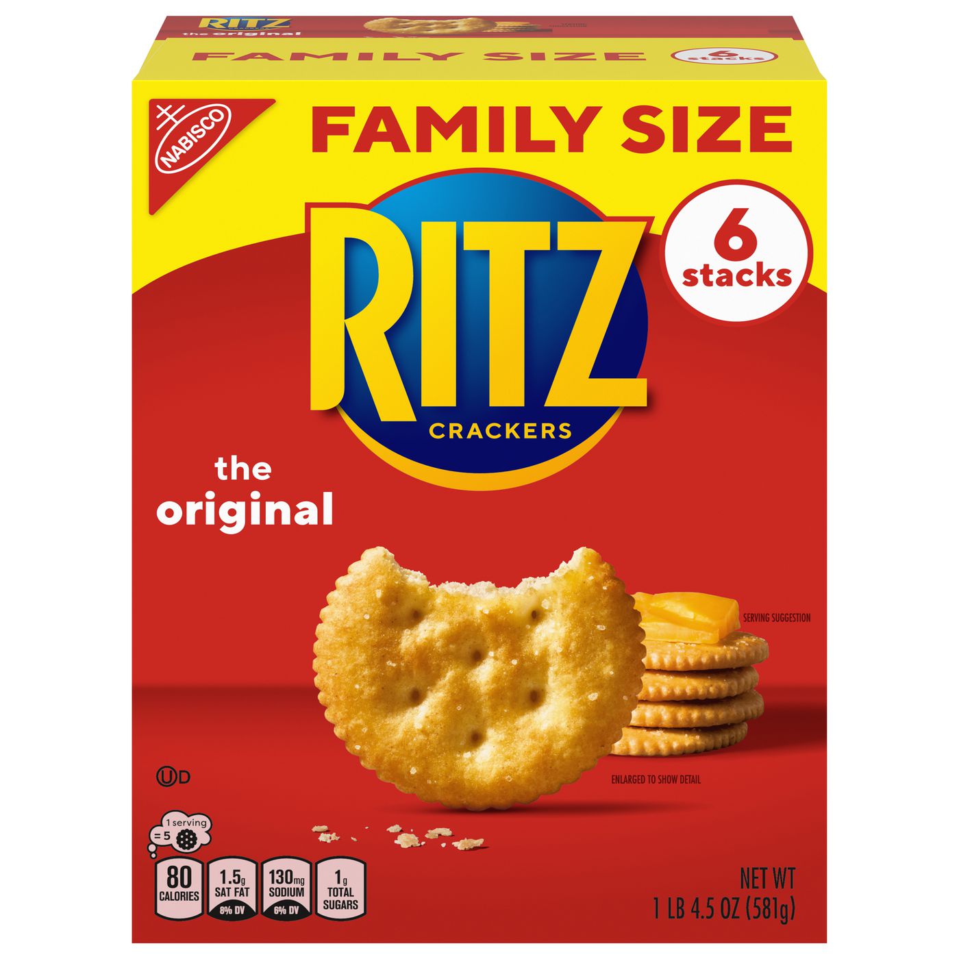 RITZ Original Crackers, Snacks for Kids and Adults, Lunch Snacks ...