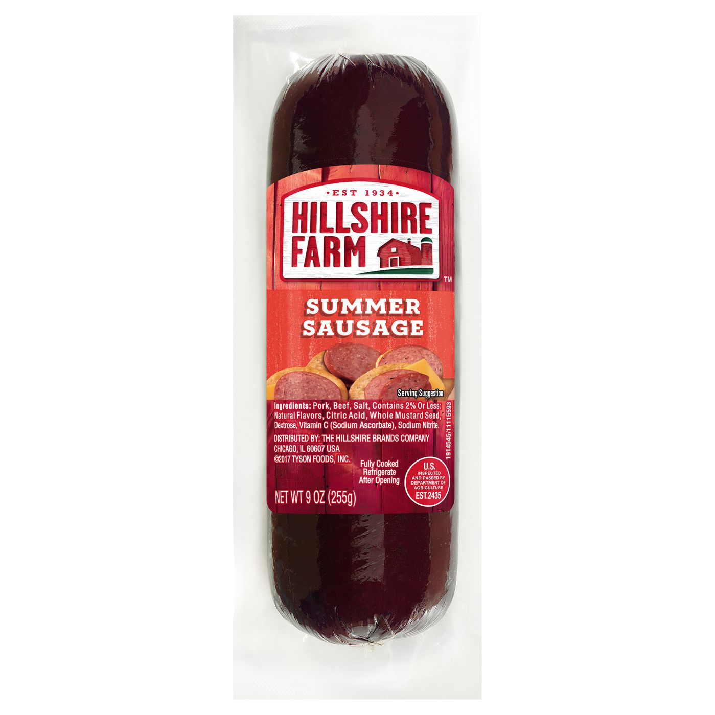 Hillshire Farm Hillshire Farm Hardwood Smoked Summer Sausage, 9 oz.Main