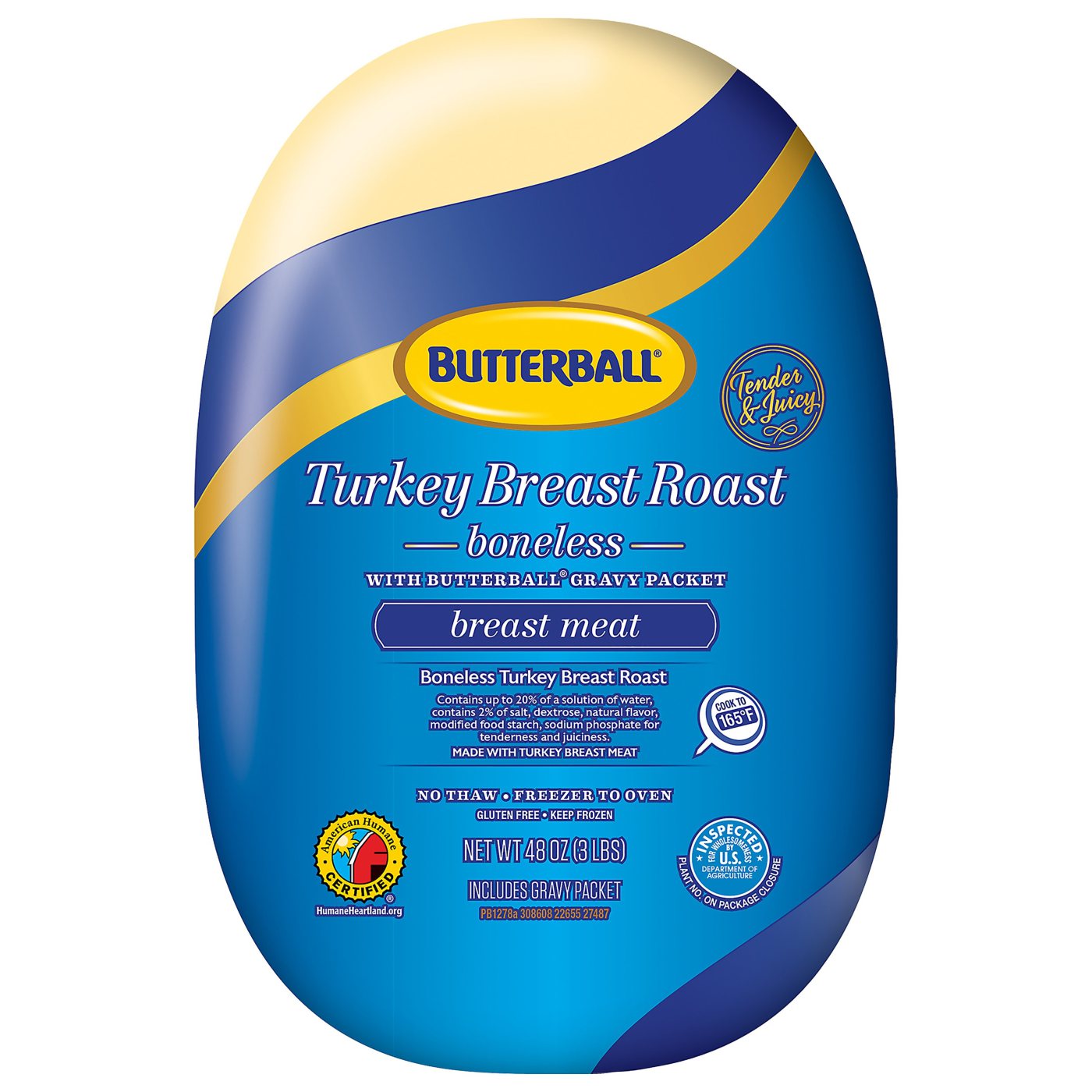 Butterball Boneless Frozen Turkey Breast Roast, 3lbsMain