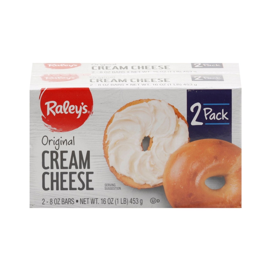 Raley's Cream Cheese, Brick, 2 PackMain