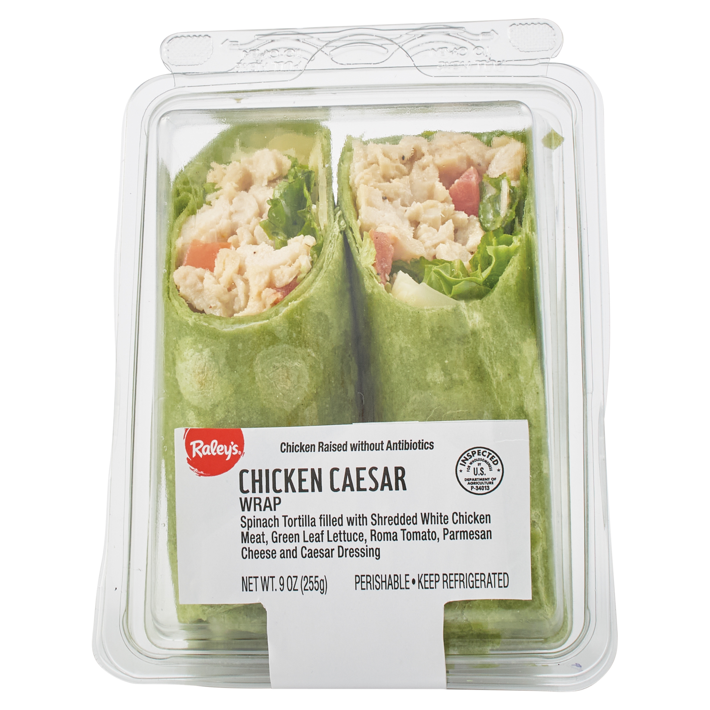 Raley's Ready-To-Go Chicken Caesar Wrap-Main