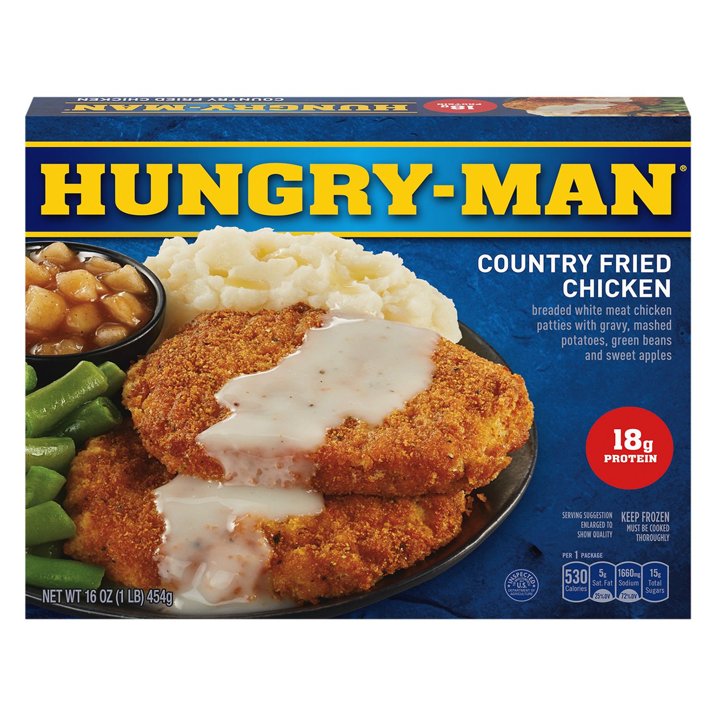 Hungry Man Chicken Country Fried